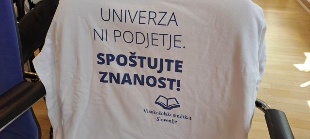 stavka visokošolskega sindikata slovenije