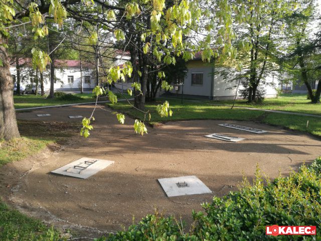 Temelji za fitnes na prostem v Rušah