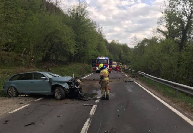 Prometna nesreča na Fali, motorist podlegel oškodbam Foto: M. Pigac