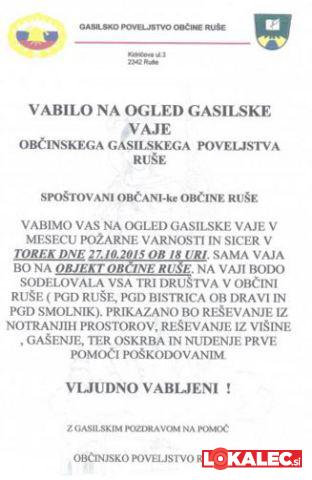 gasilska vaja ruše