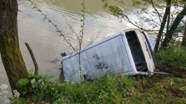 Prometna nesreča Dravograd; FOTO: PGD Radlje ob Dravi